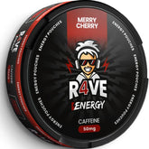Merry Cherry Caffeine Nicotine Pouches by R4VE 50mg - Click & Vape